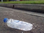 bottle on road